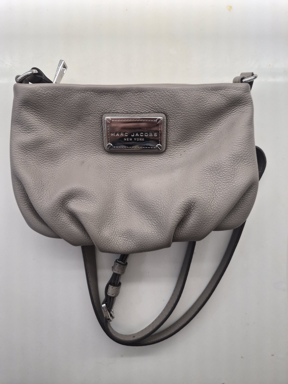 Marc Jacobs Taupe Leather Crossbody Bag